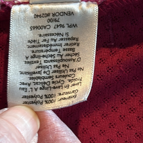 Eddie Bauer Red Plaid Short Sleeve Button Down Shirt Size L - Picture 9 of 12